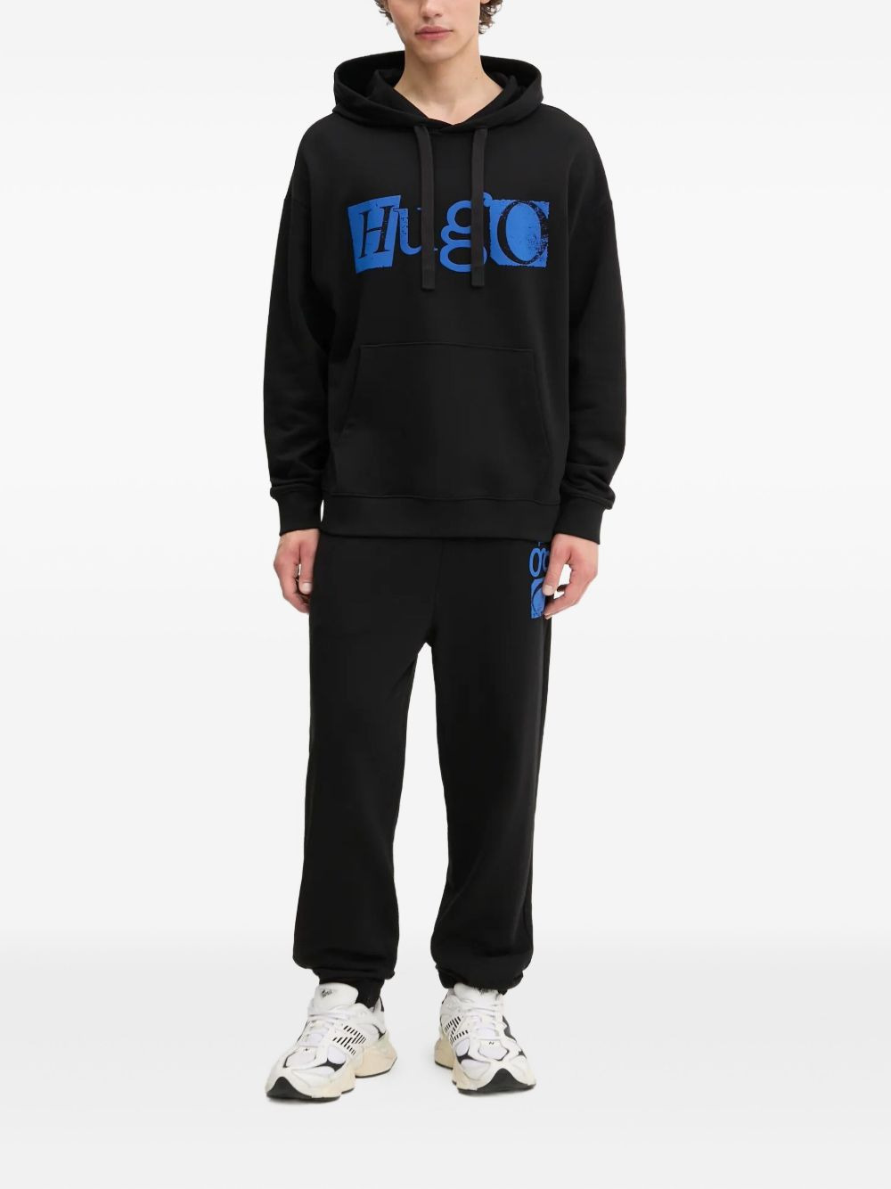logo-print hooded sweatshirt - 2