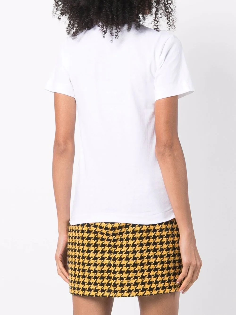 logo-patch cotton T-shirt - 4