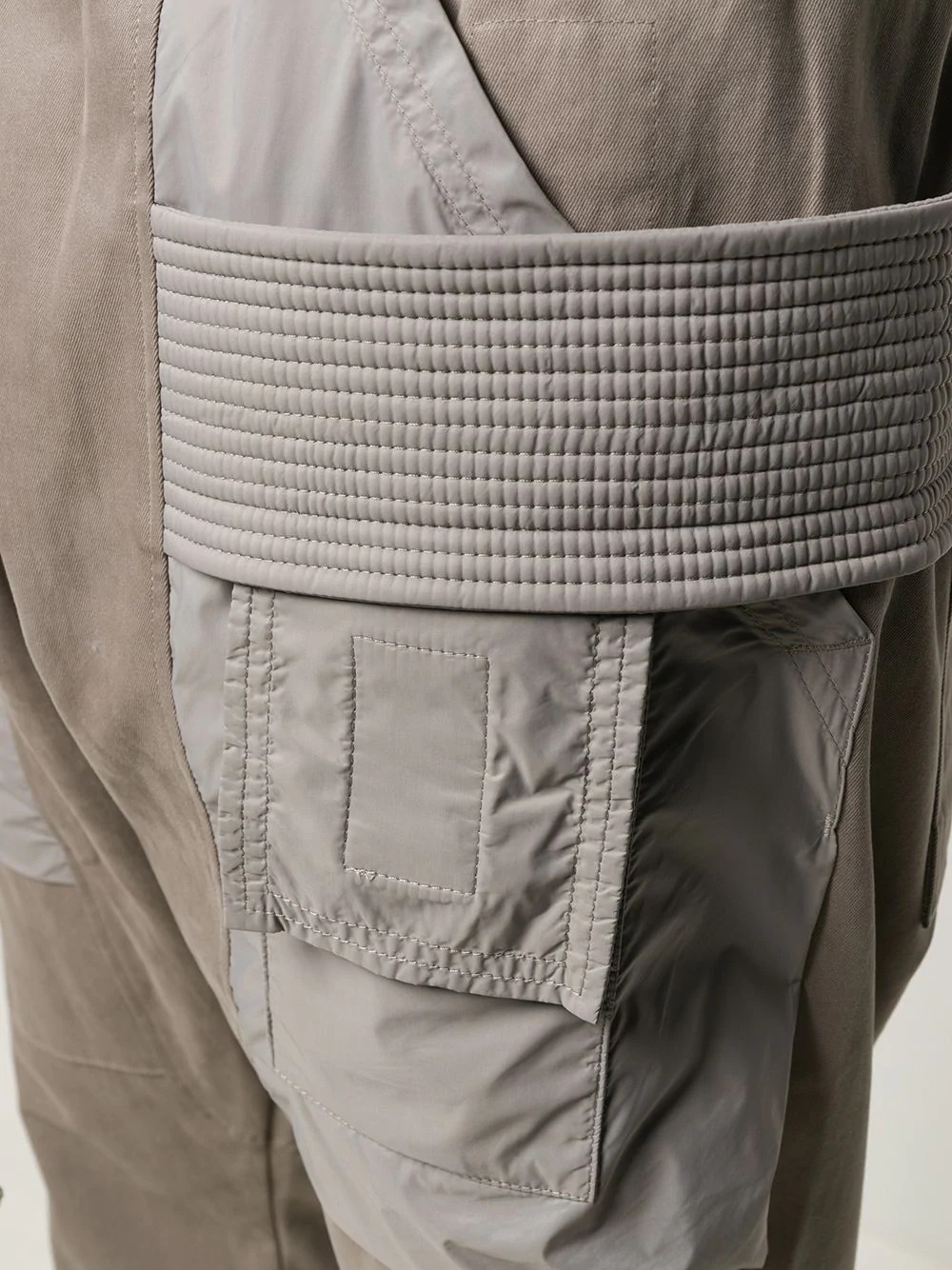 drawstring cargo trousers - 5