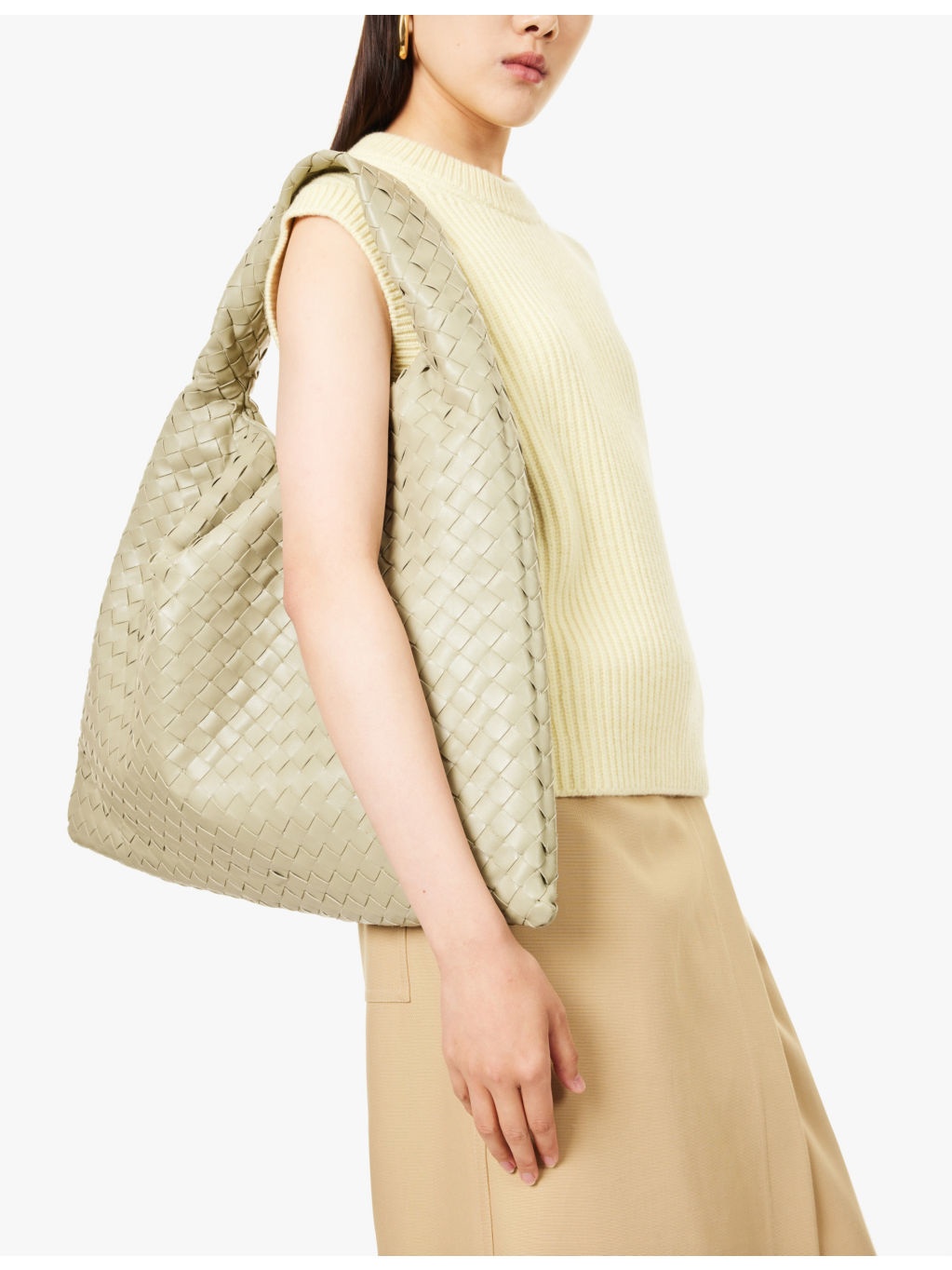 Hop large leather shoulder bag - 2