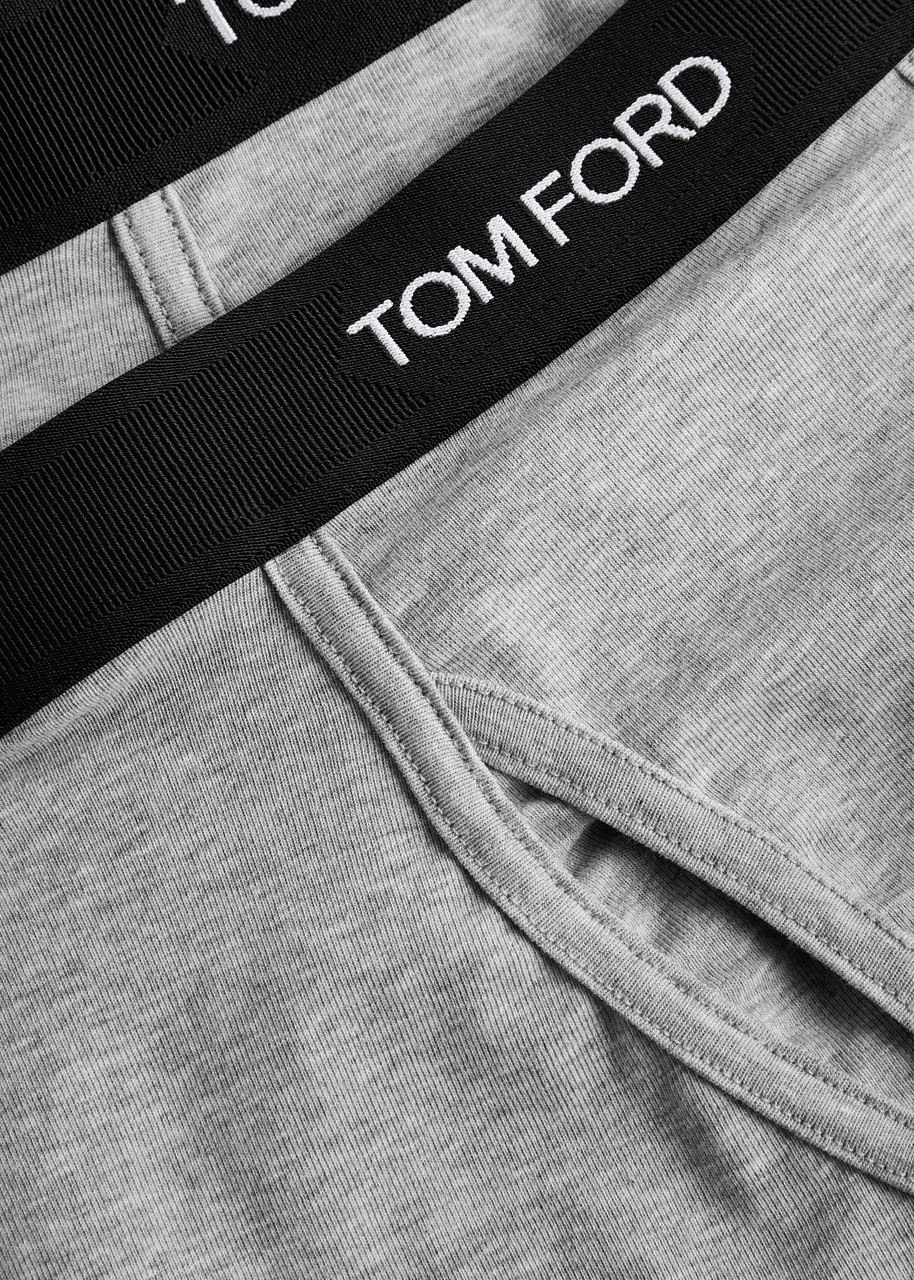 Tom Ford Logo Stretch-cotton Boxer Briefs - 2