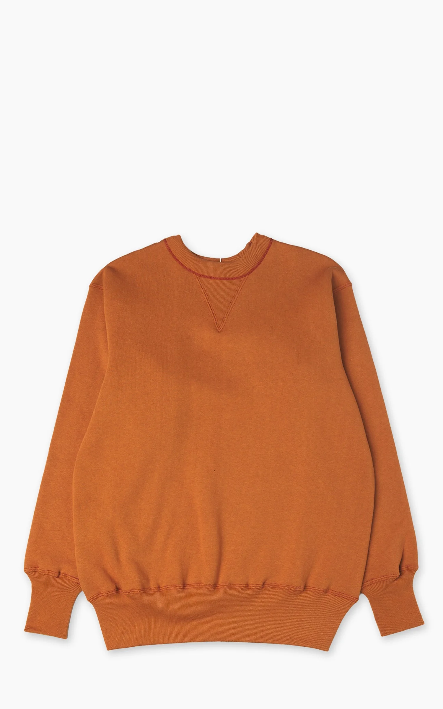WAREHOUSE & CO. LOT 403 PLAIN SWEATSHIRT DARK ORANGE - 1