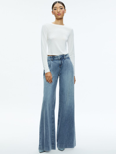 Alice + Olivia ERIC LOW RISE JEAN outlook