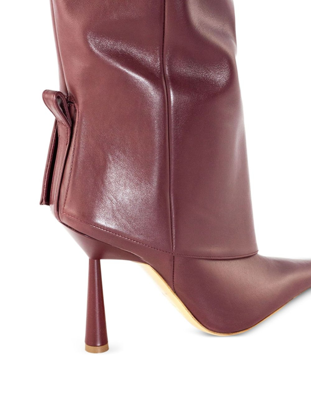 110mm Ros31 leather knee-high boots - 4