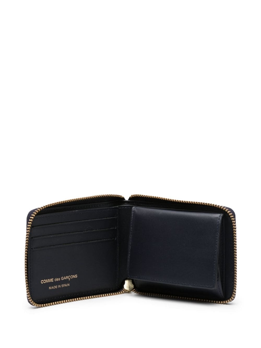 zip-around leather wallet - 3