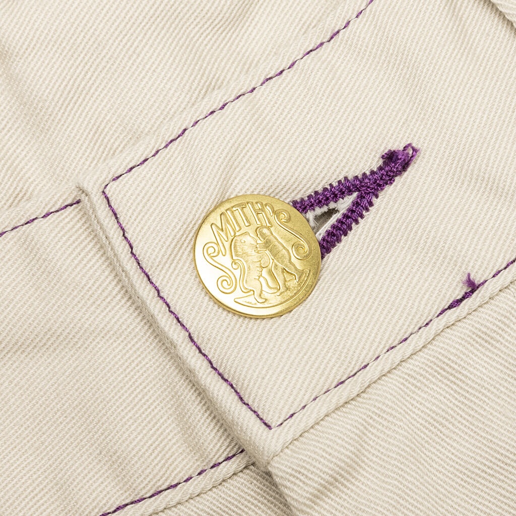 NEEDLES X SMITH'S COTTON TWILL PAINTER PANT - BEIGE - 3