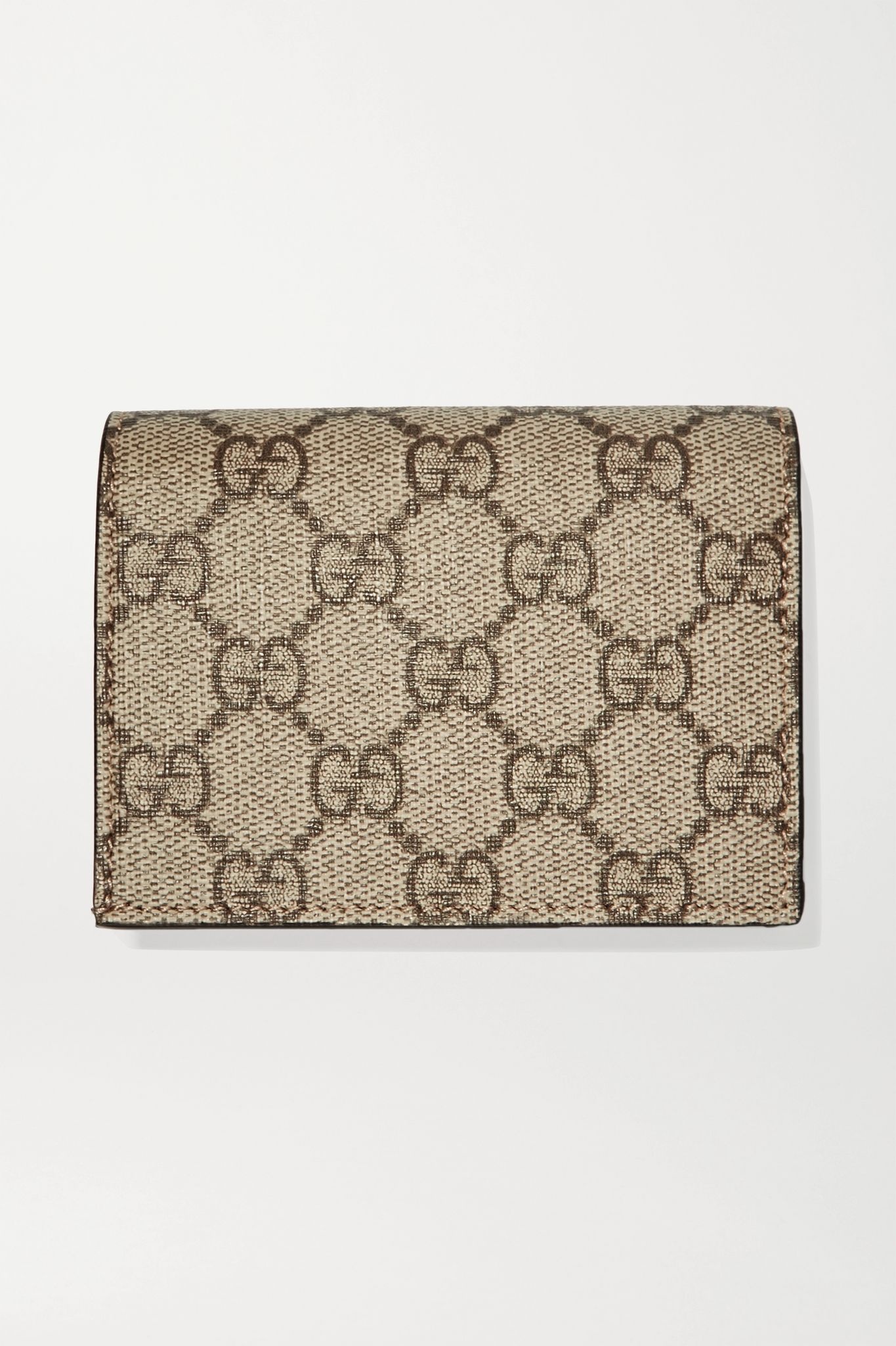 Printed coated-canvas wallet - 1