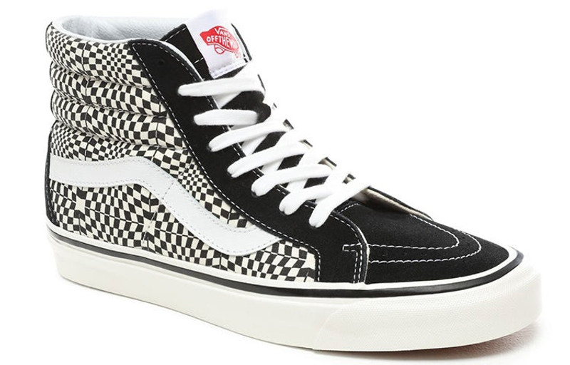 Vans Vans SK8-HI 38 DX 'Warp Check - 블랙 화이트'VN0A38GFVMY outlook