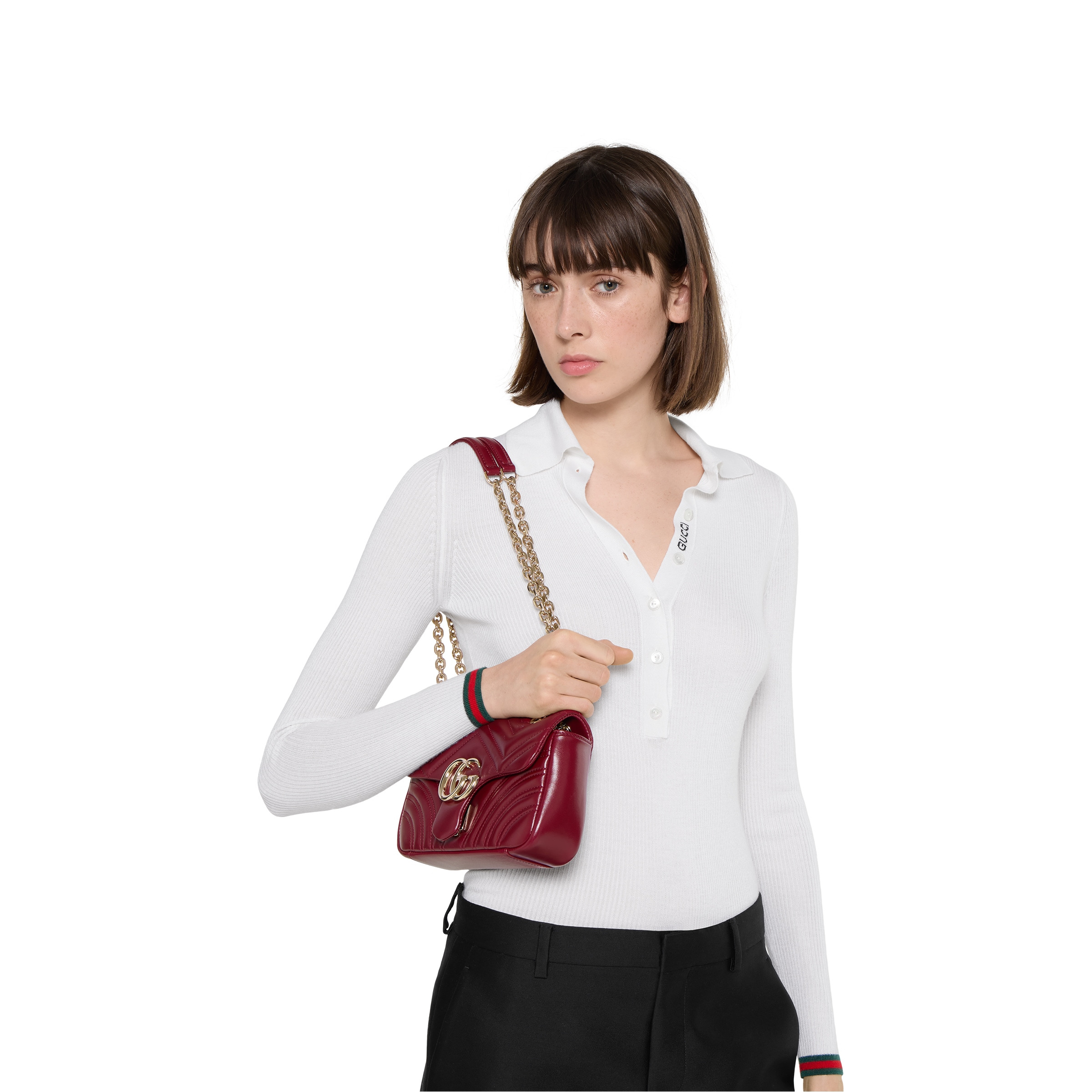 GG Marmont small shoulder bag - 3