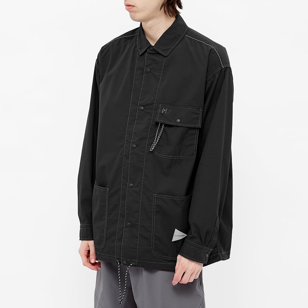 and wander Dry Ripstop Overshirt - 6