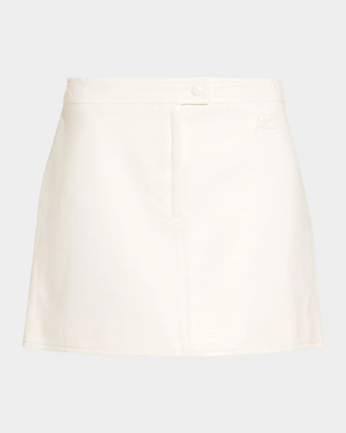 Reedition Vinyl Mini Skirt - 1