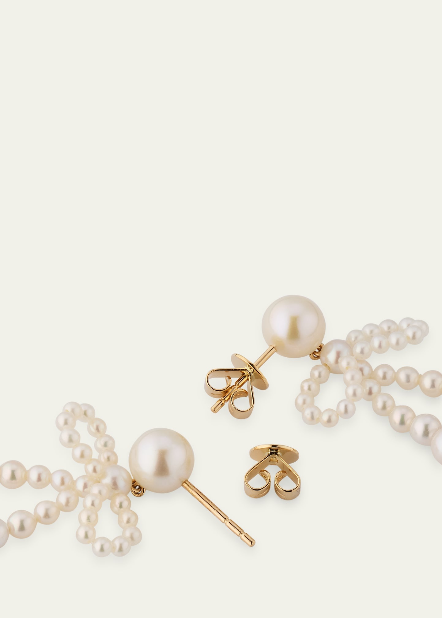 Bow Drop Earrings - 4