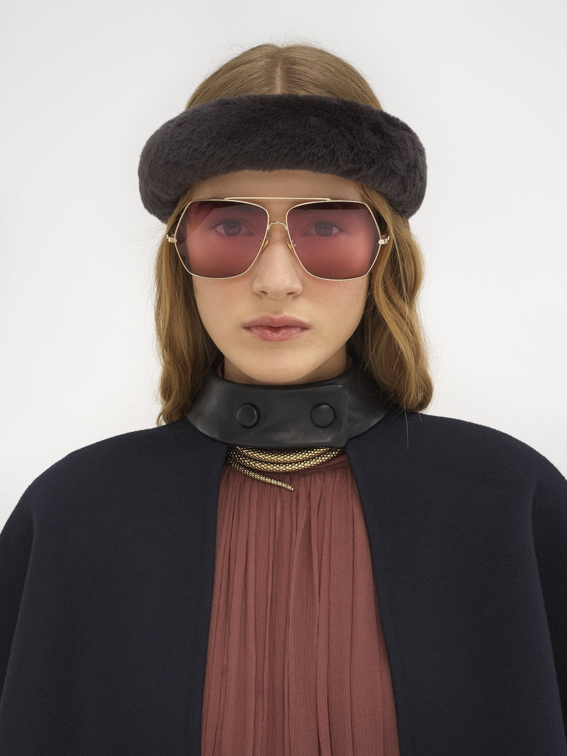 Chloé SHEARLING HEADBAND outlook