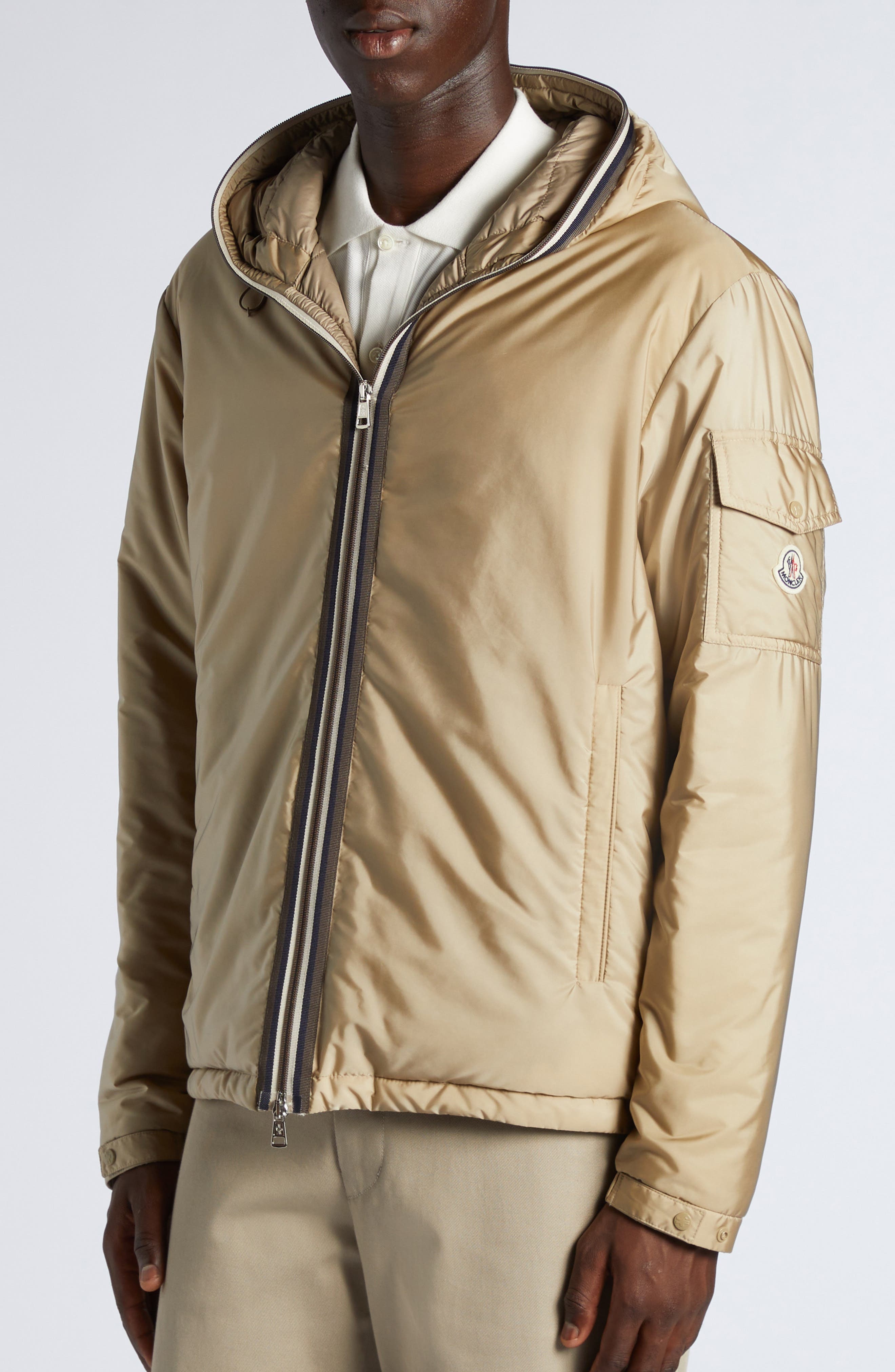 Moncler Evettes Down Jacket in Sand at Nordstrom - 5