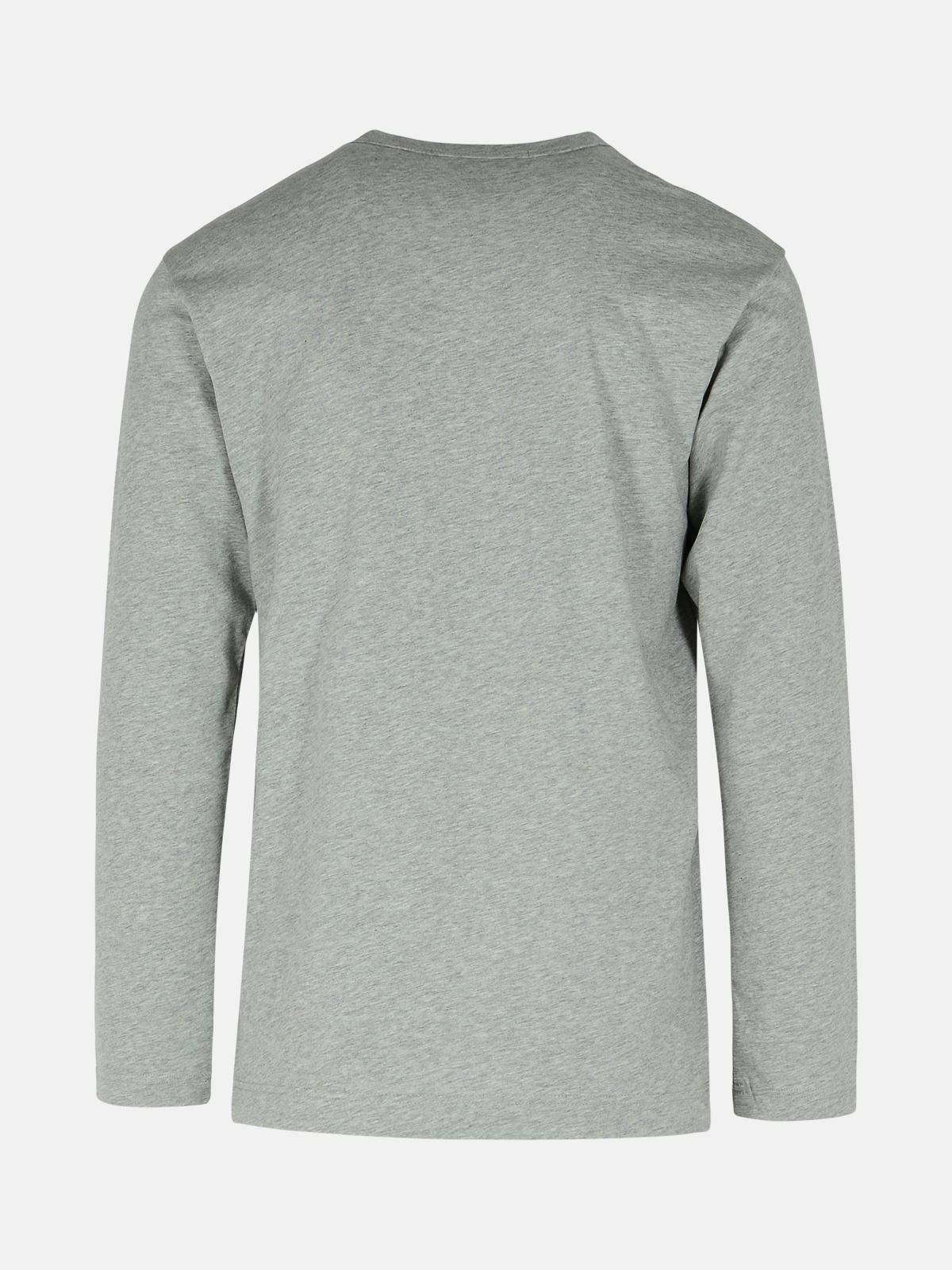 GRAY COTTON T-SHIRT - 3