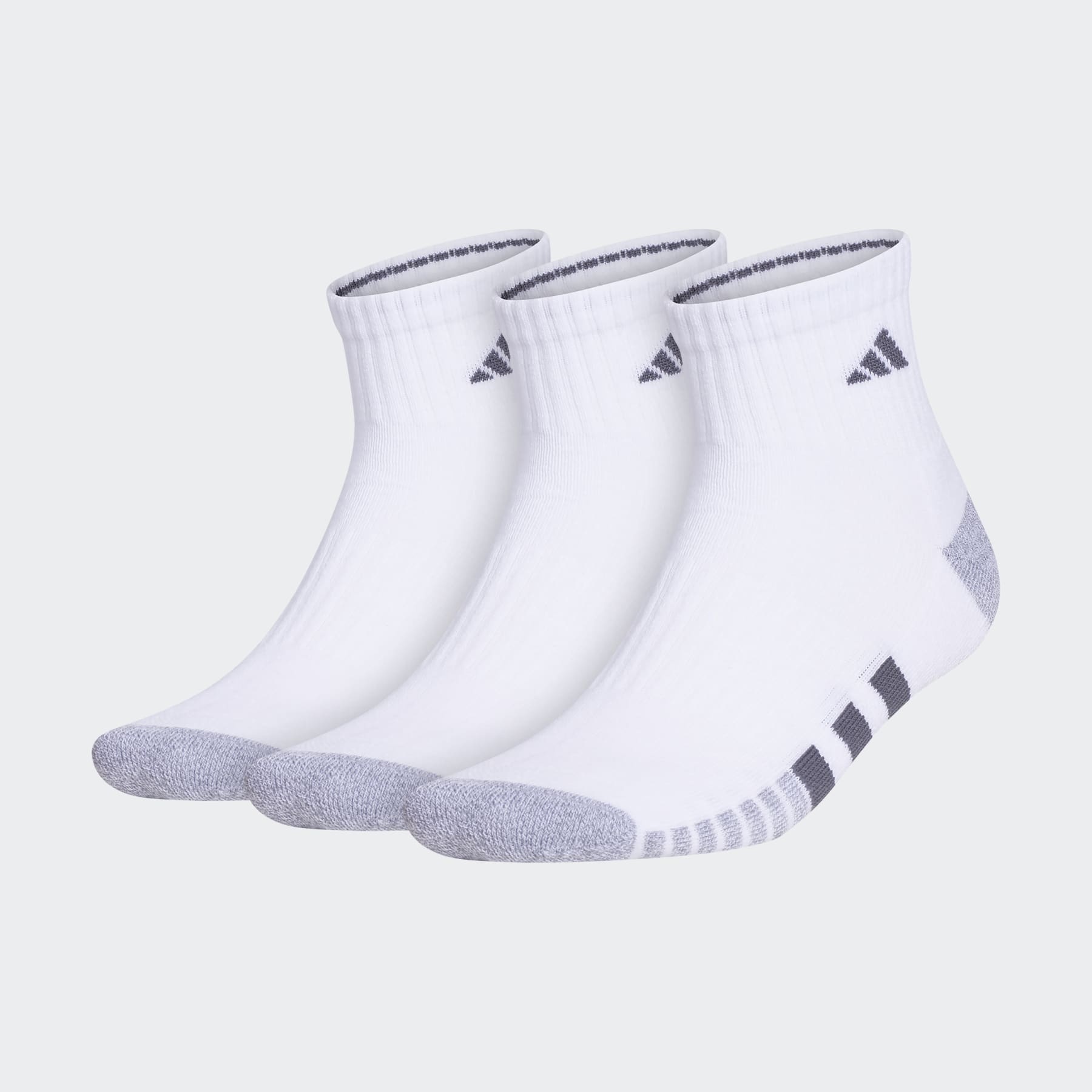Cushioned Quarter Socks 3 Pairs - 1