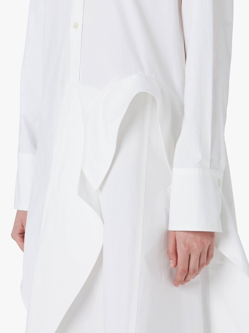 DECONSTRUCTED DRAPE SHIRT DRESS - 5