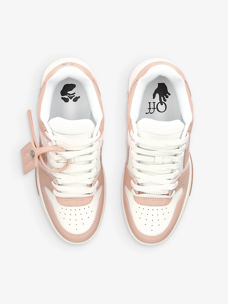 Out of Office leather low-top trainers - 2