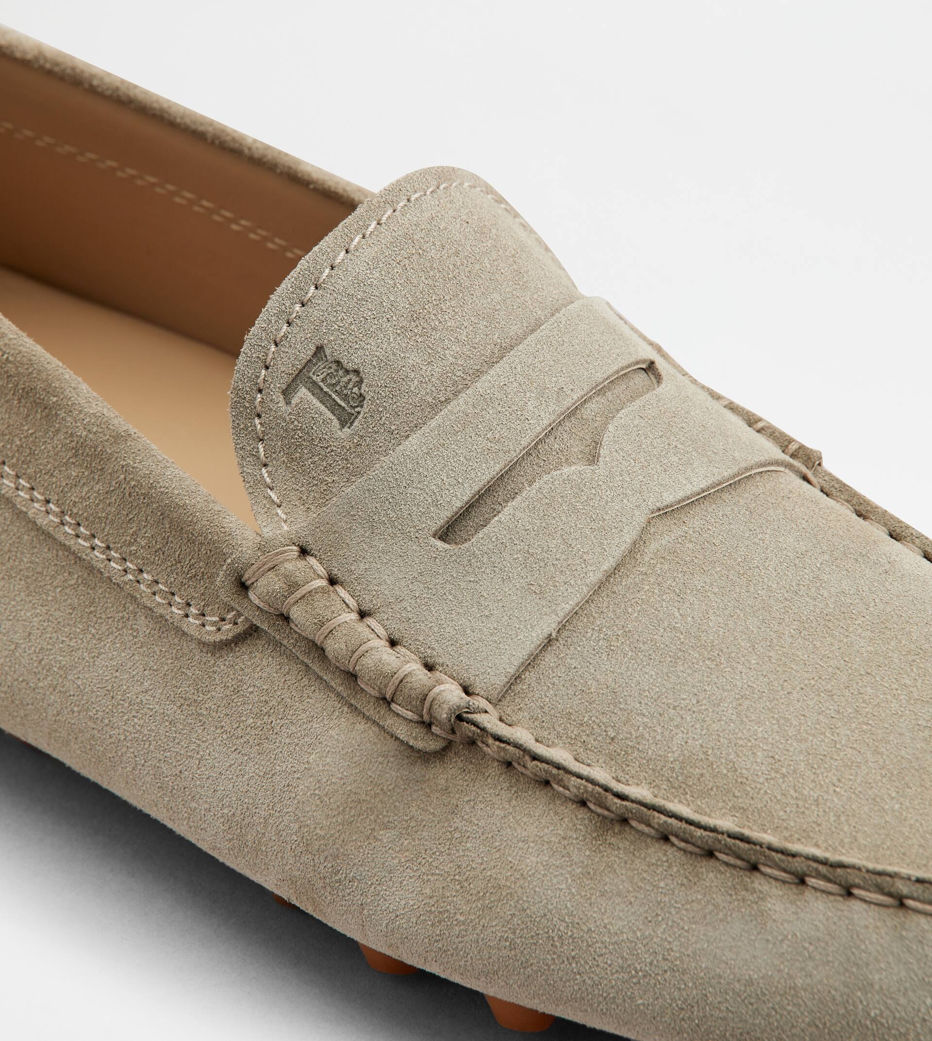 TOD'S GOMMINO BUBBLE IN SUEDE - BEIGE, ORANGE - 6
