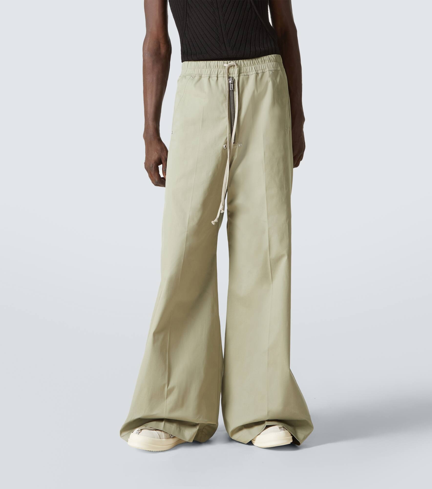Bela cotton poplin wide-leg pants - 3