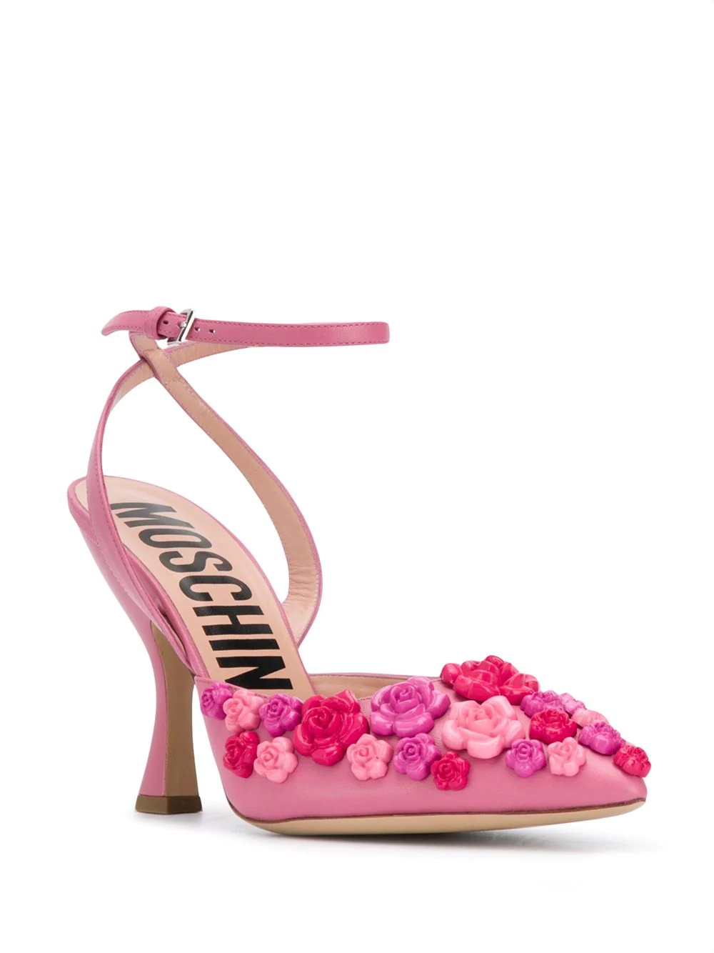 floral-detail pumps - 2