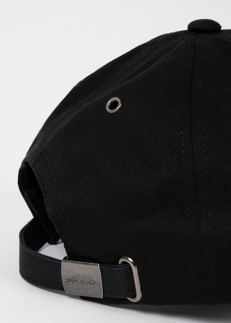 Paul Smith Organic Cotton Zebra Logo Baseball Cap outlook