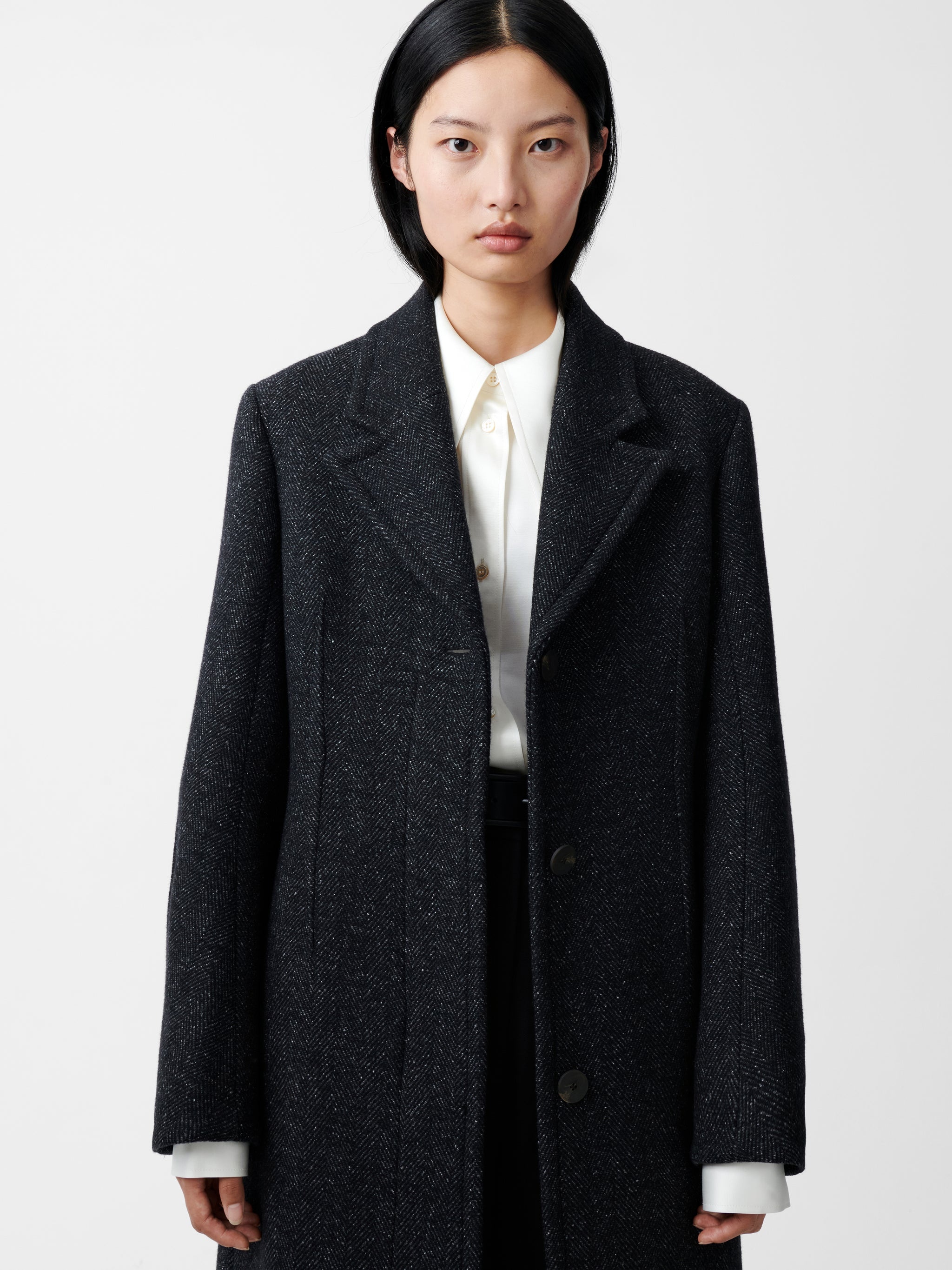 【関税込み】Studio Nicholson グレー Weir コート Studio Nicholson Weir Coat | REVERSIBLE