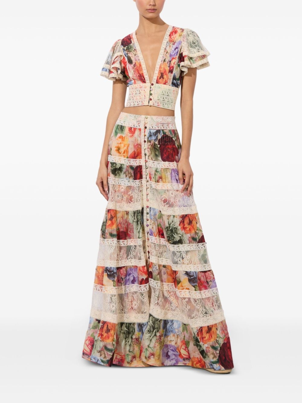 Keeley floral-print blouse - 2