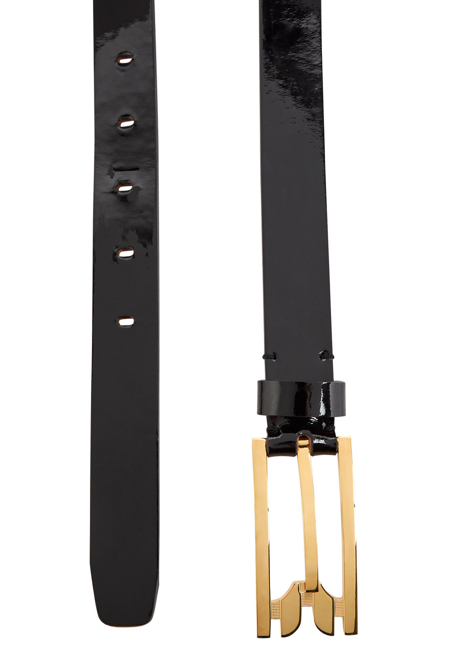 Victoria Beckham Pin-buckle Patent Leather Belt - 3