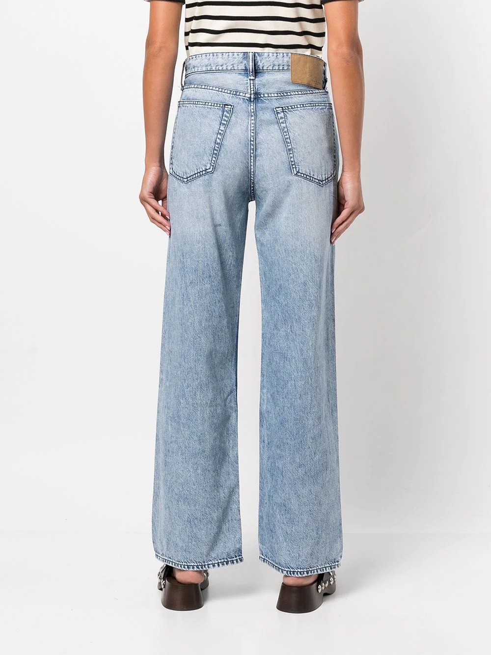 wide-leg jeans - 4