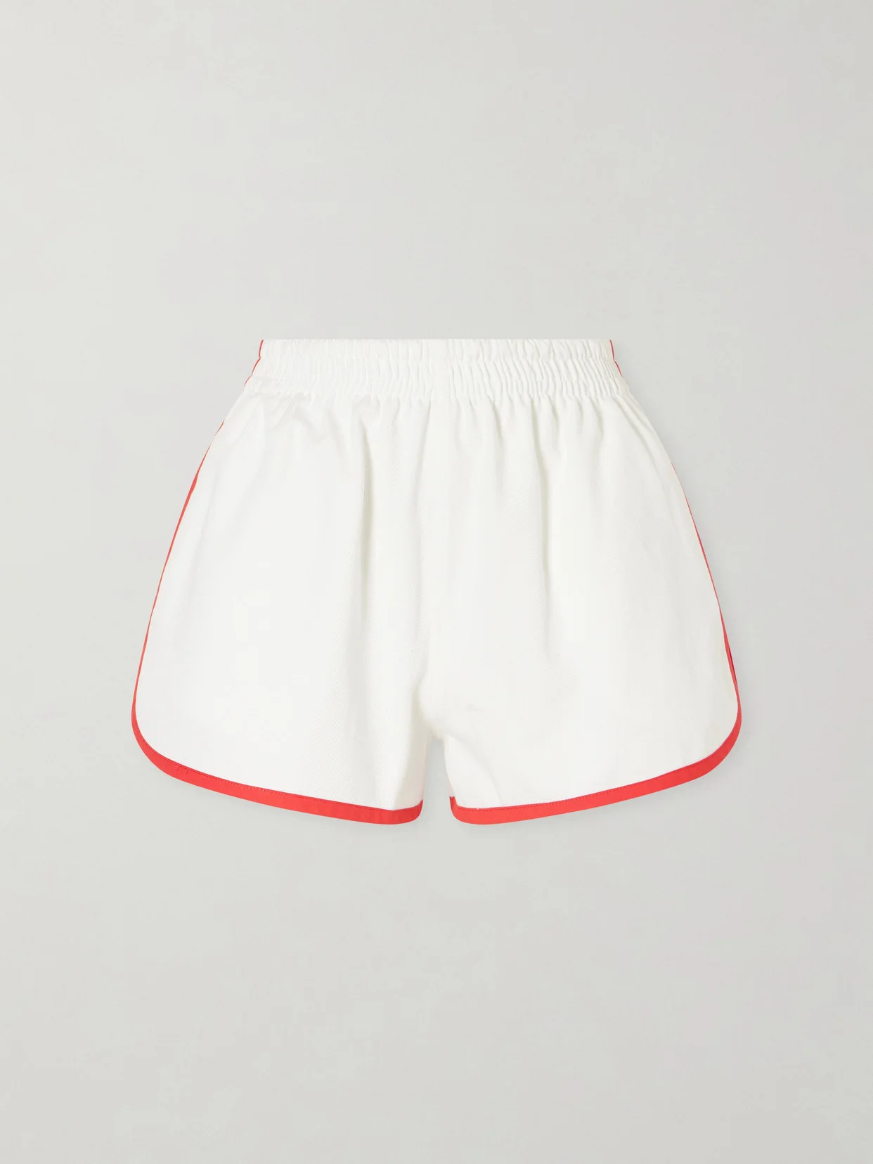 Atlas Cotton And Linen-blend Twill Shorts - 1
