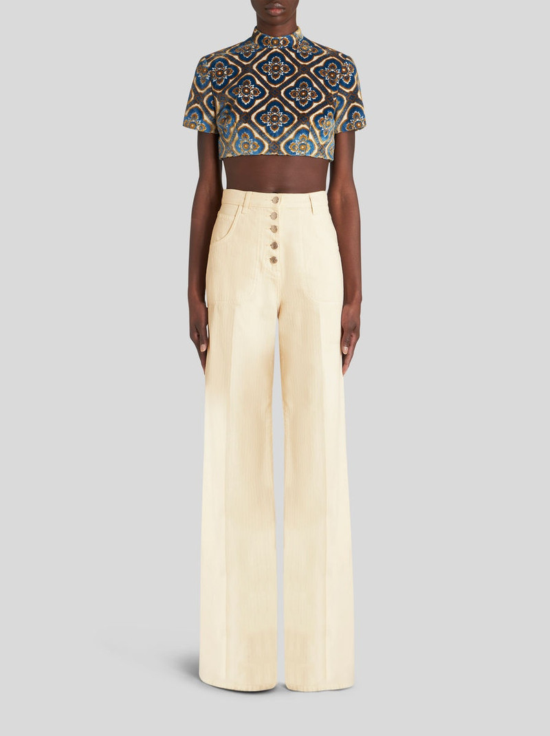 Etro JEANS WITH FOLIAGE POCKETS outlook