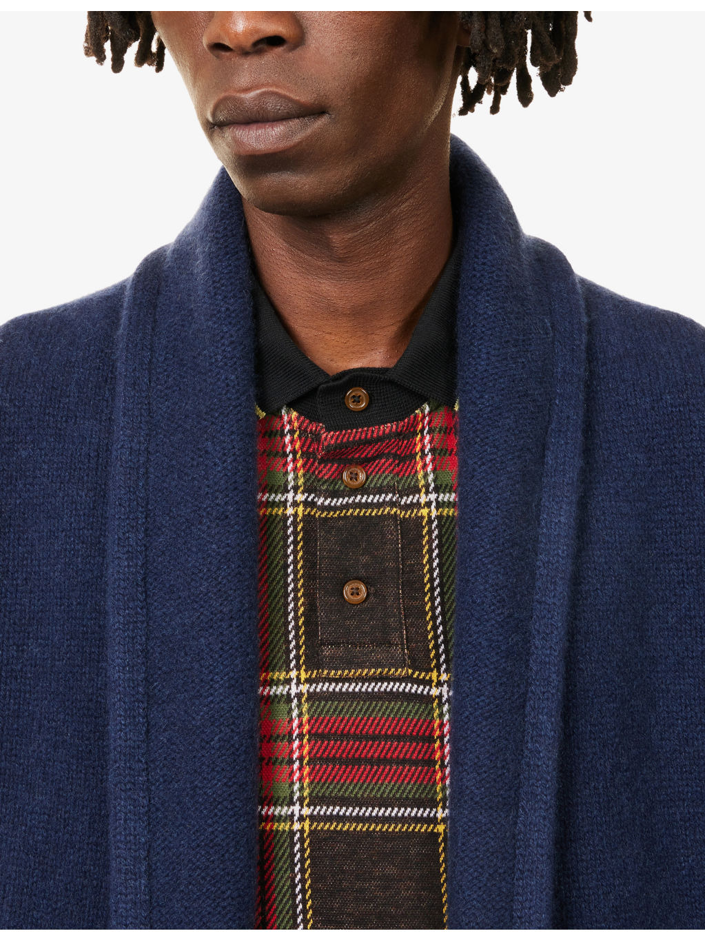 Italy Smoking Relaxed-Fit Cashmere Jacket - 5