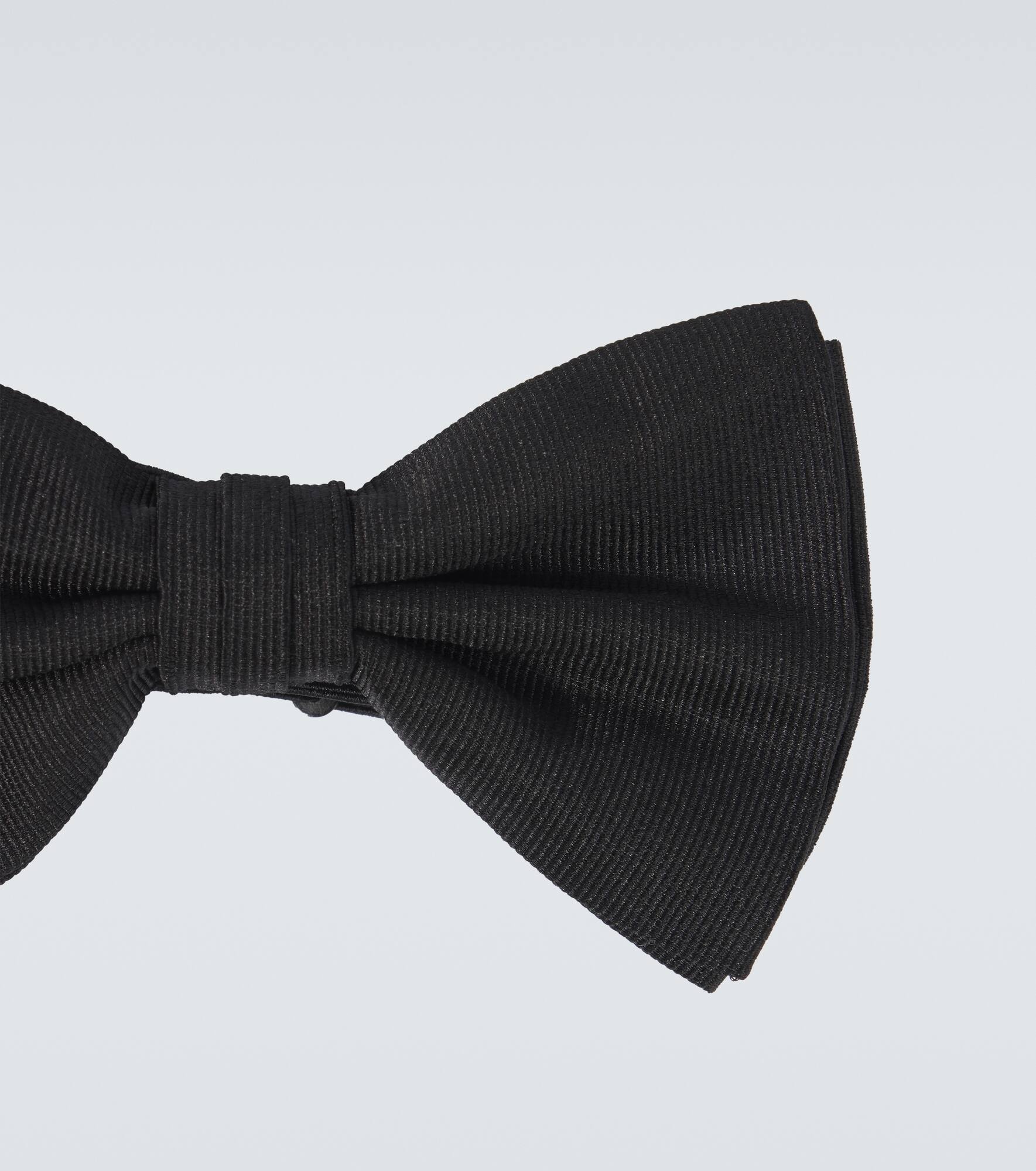 Silk grosgrain bow tie - 5