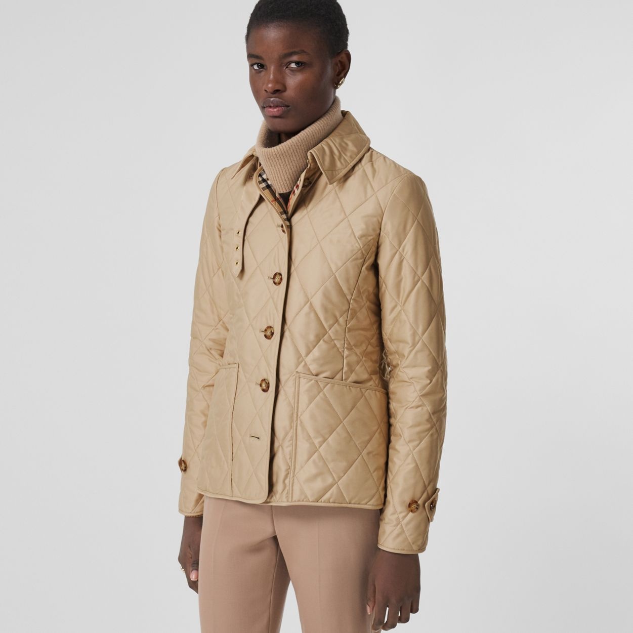 Diamond Quilted Thermoregulated Jacket - 7