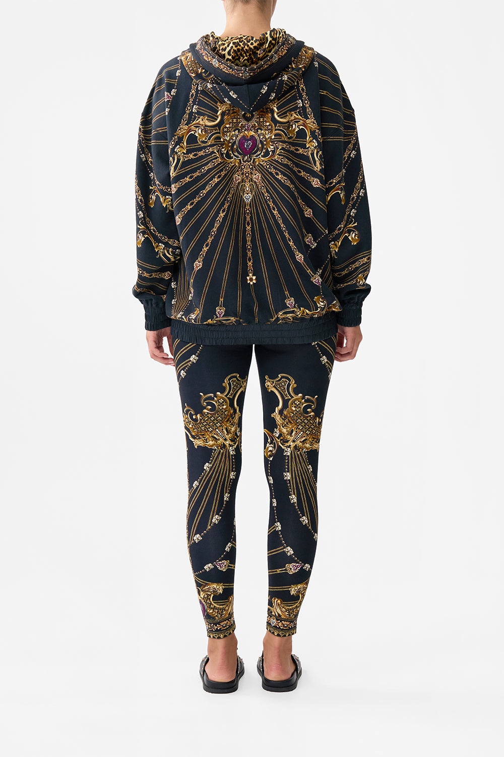 SILK BAND OVERSIZED HOODIE WITH POCKETS - 3