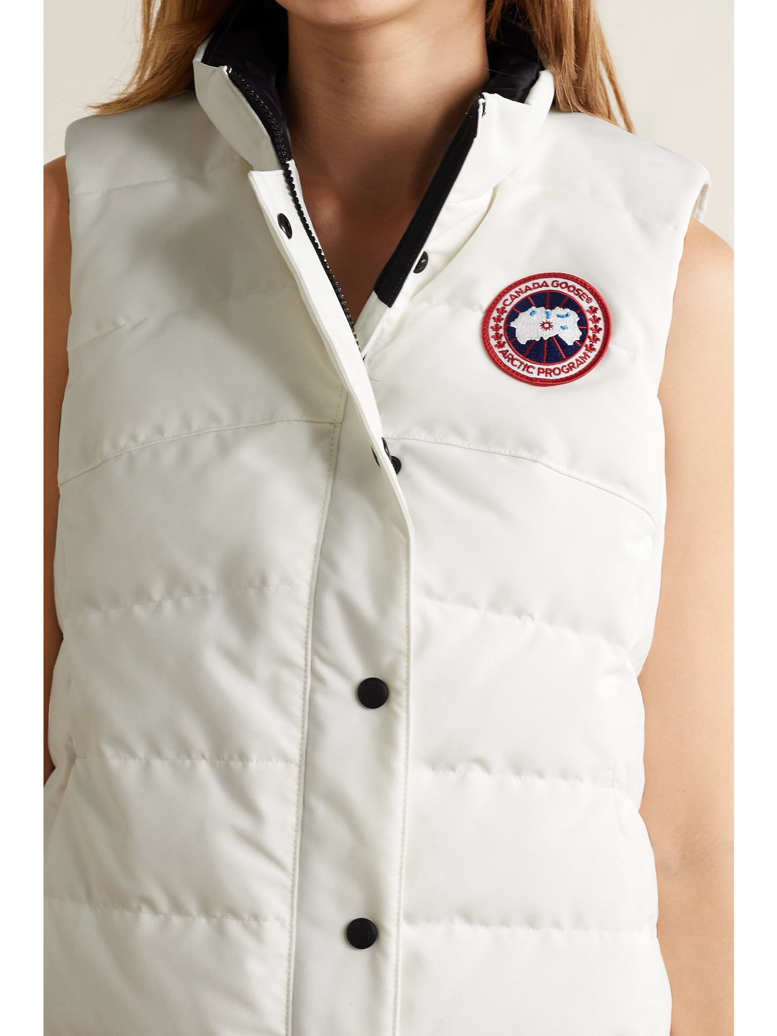 Freestyle quilted shell down vest White - 3
