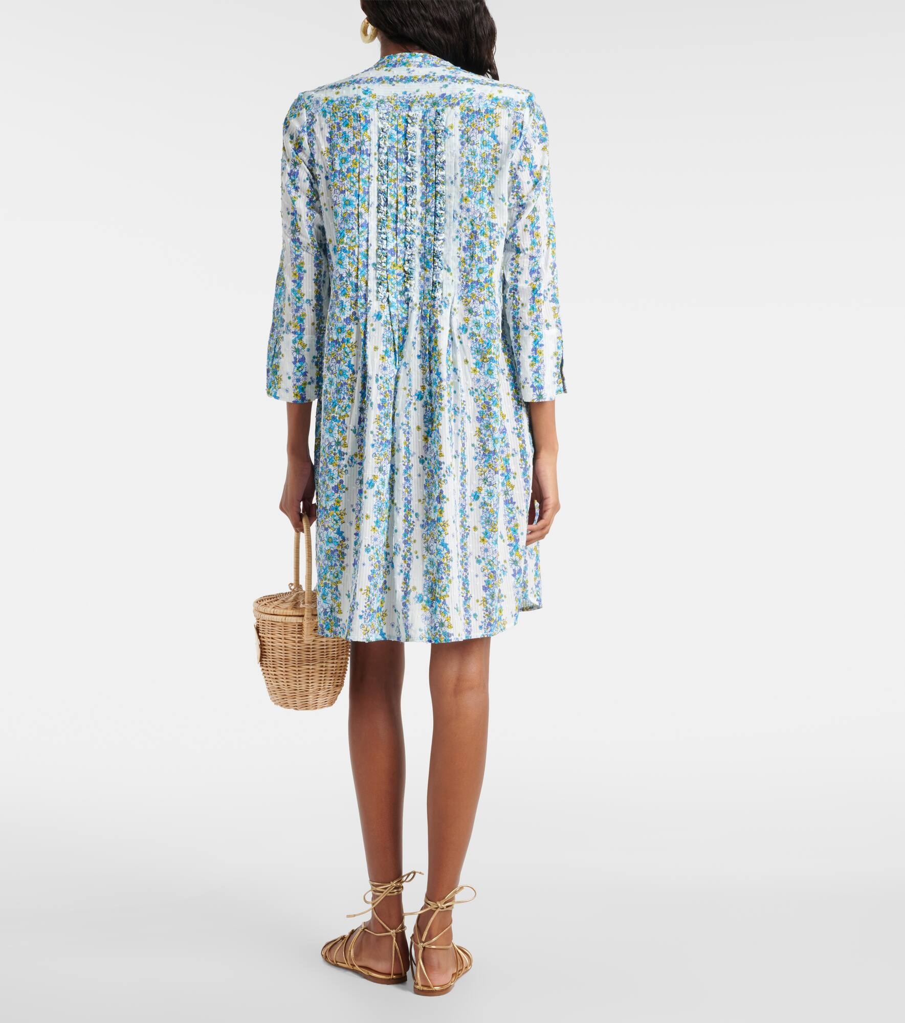 Bea floral cotton minidress - 3