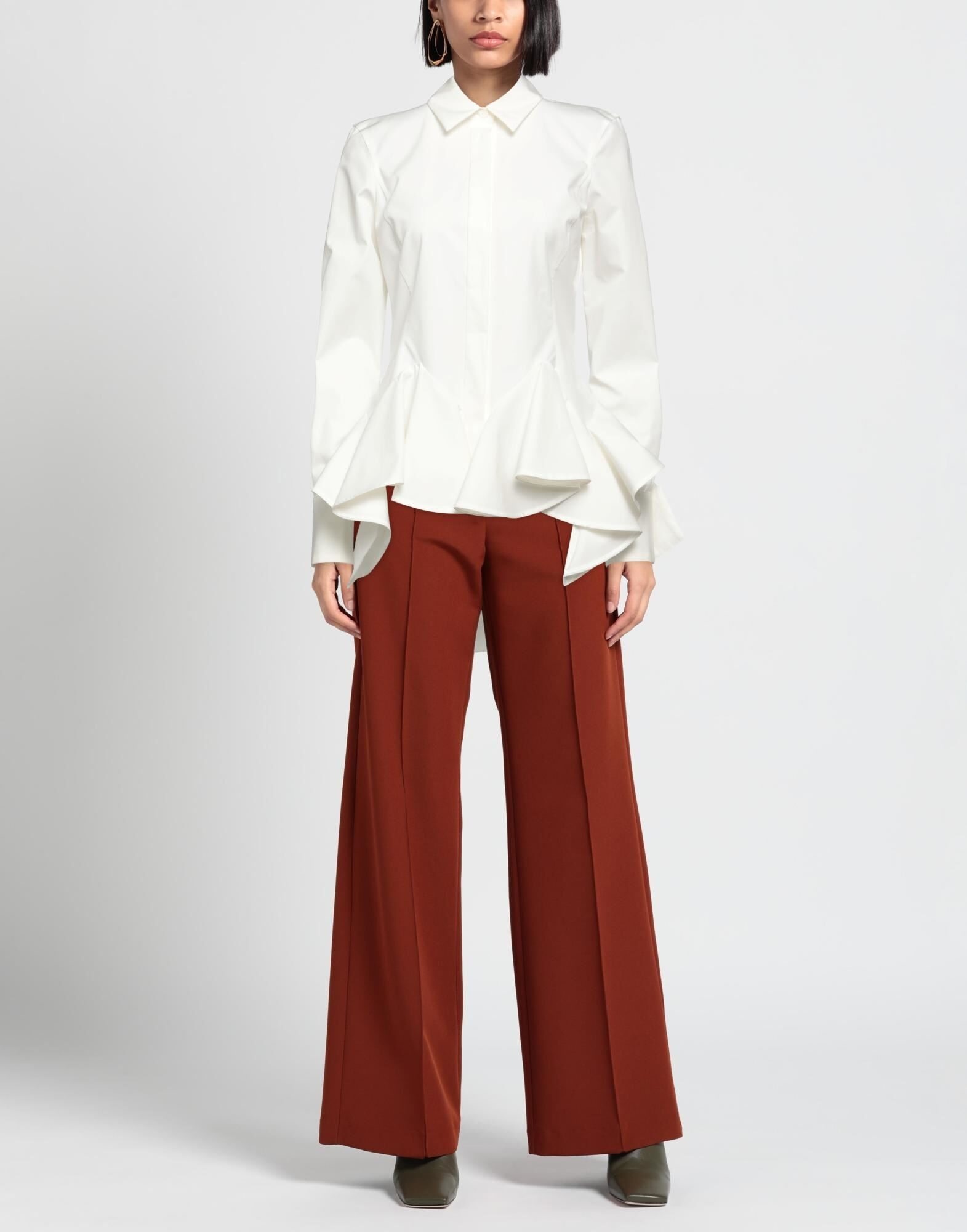 Off white Women's Solid Color Shirts & Blouses - 2