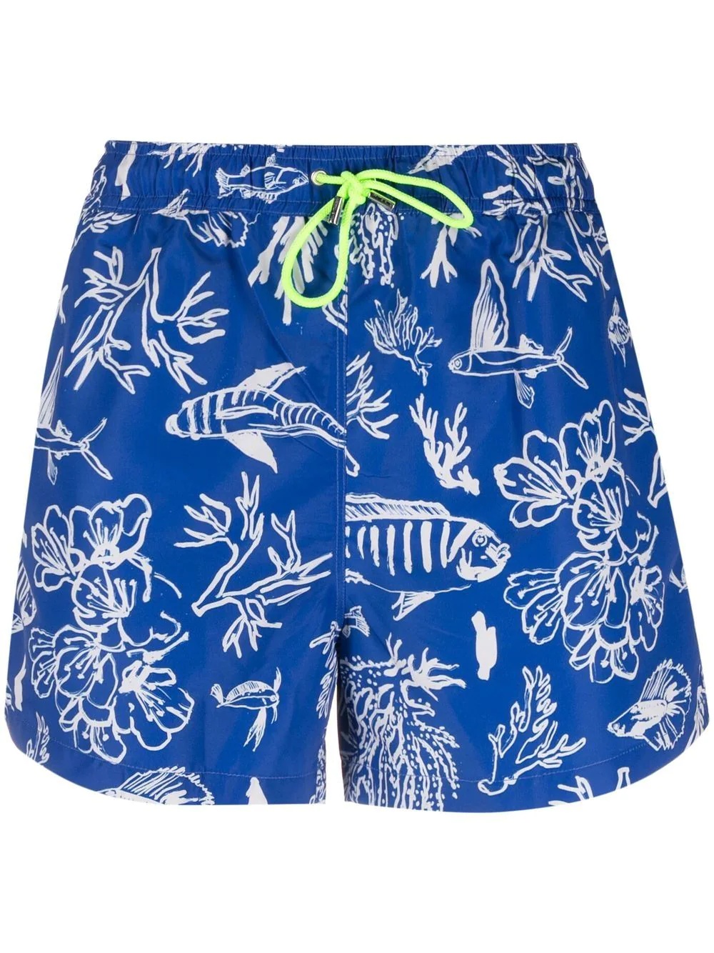 sea-life print swimming shorts - 1