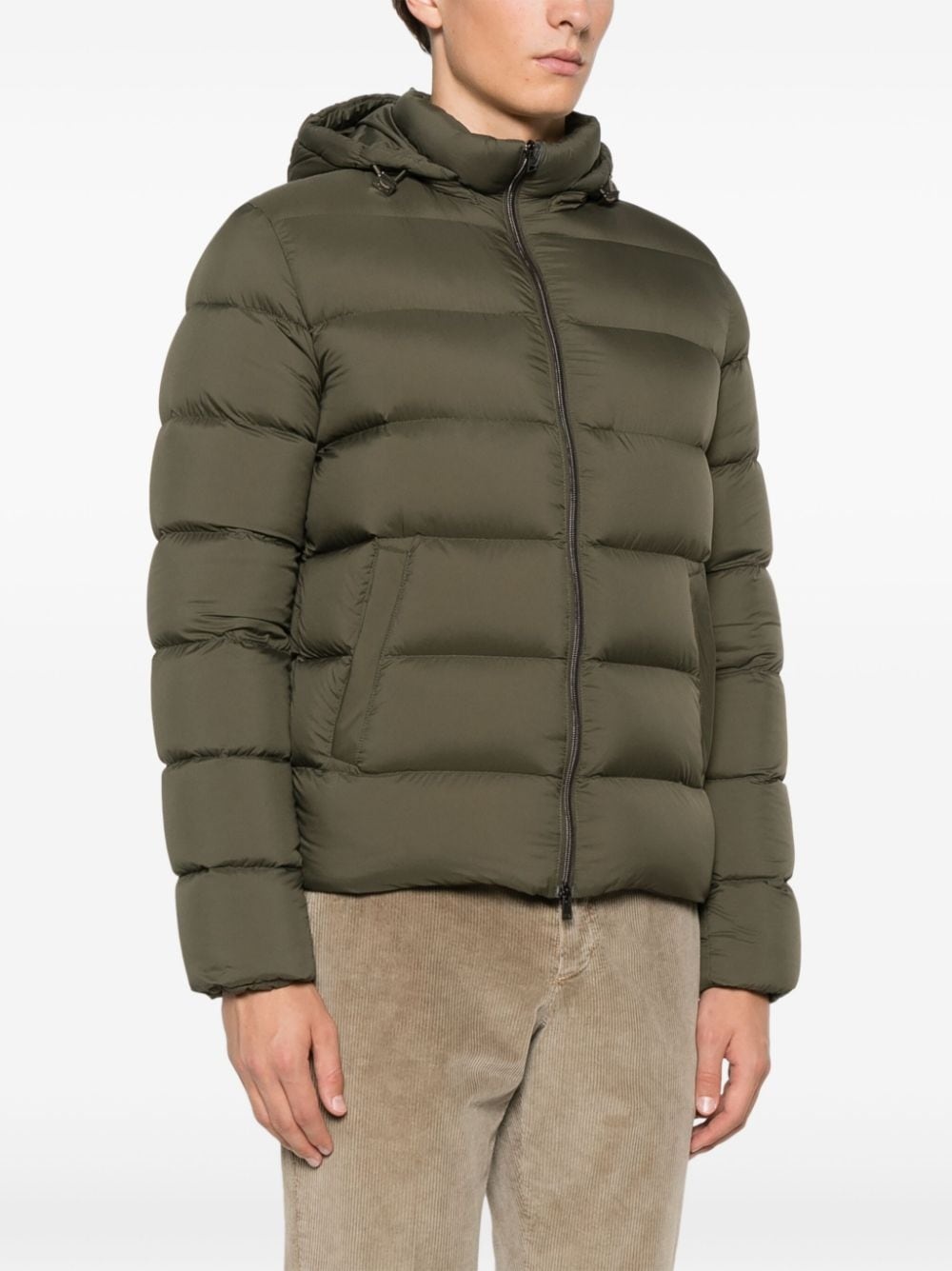 detachable-hood jacket - 3