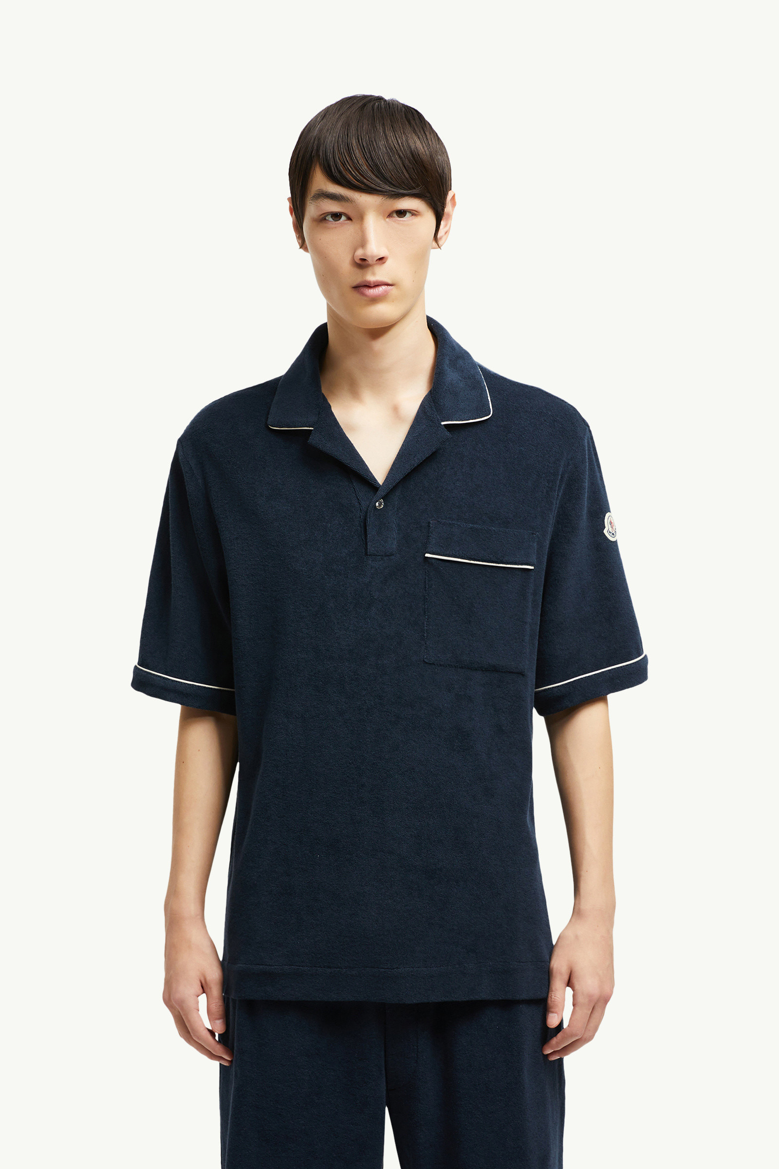 Cotton Terry Cloth Polo Shirt - 3