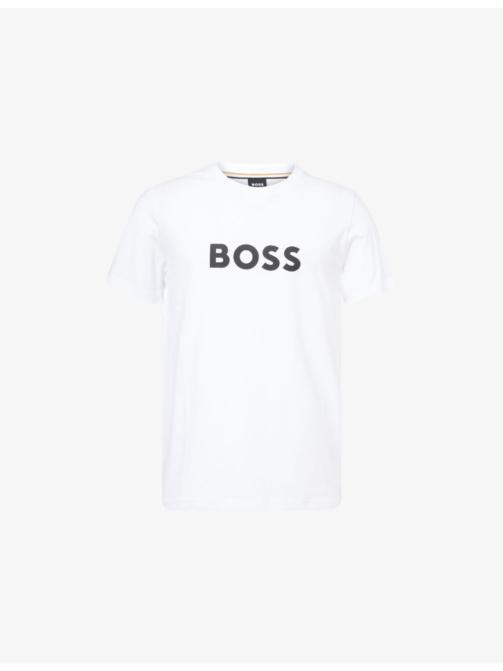 Brand-Print Crewneck Cotton-Jersey T-Shirt - 1