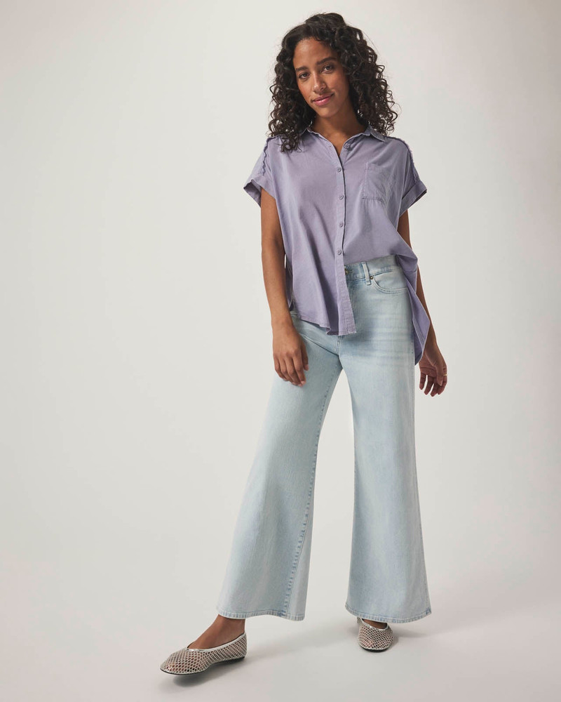 Splendid Cropped Slim Palazzo Jean outlook