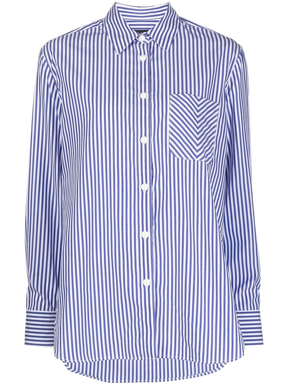 Maxine striped button-up shirt - 1