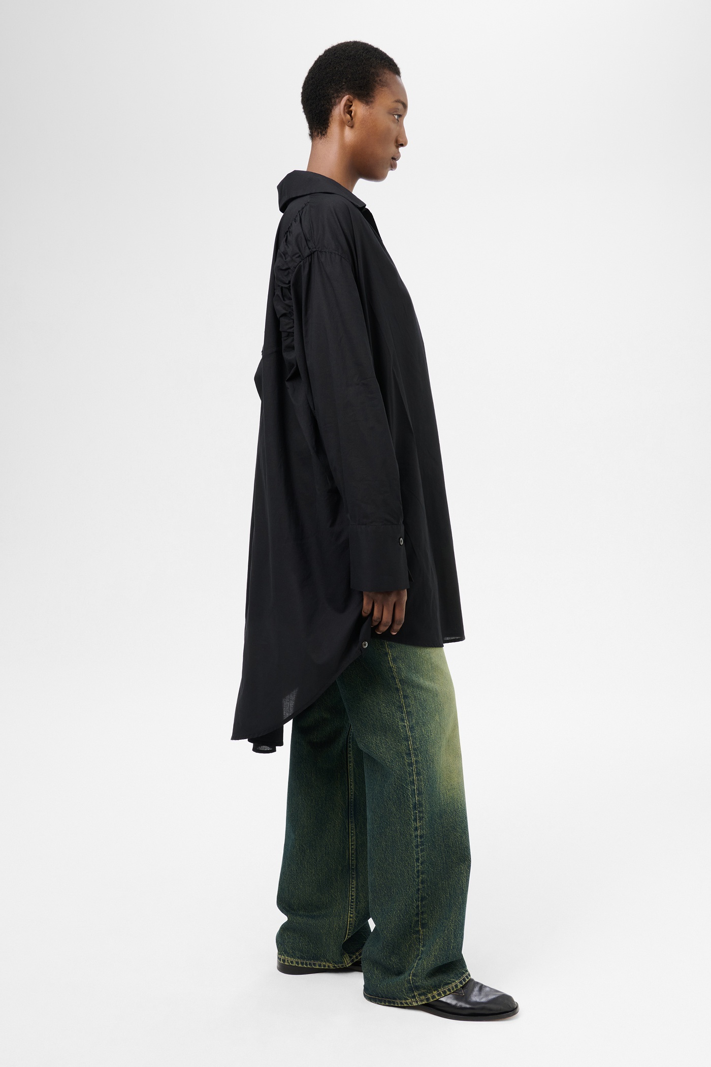 Our Legacy Gale Dress Black Voile | REVERSIBLE