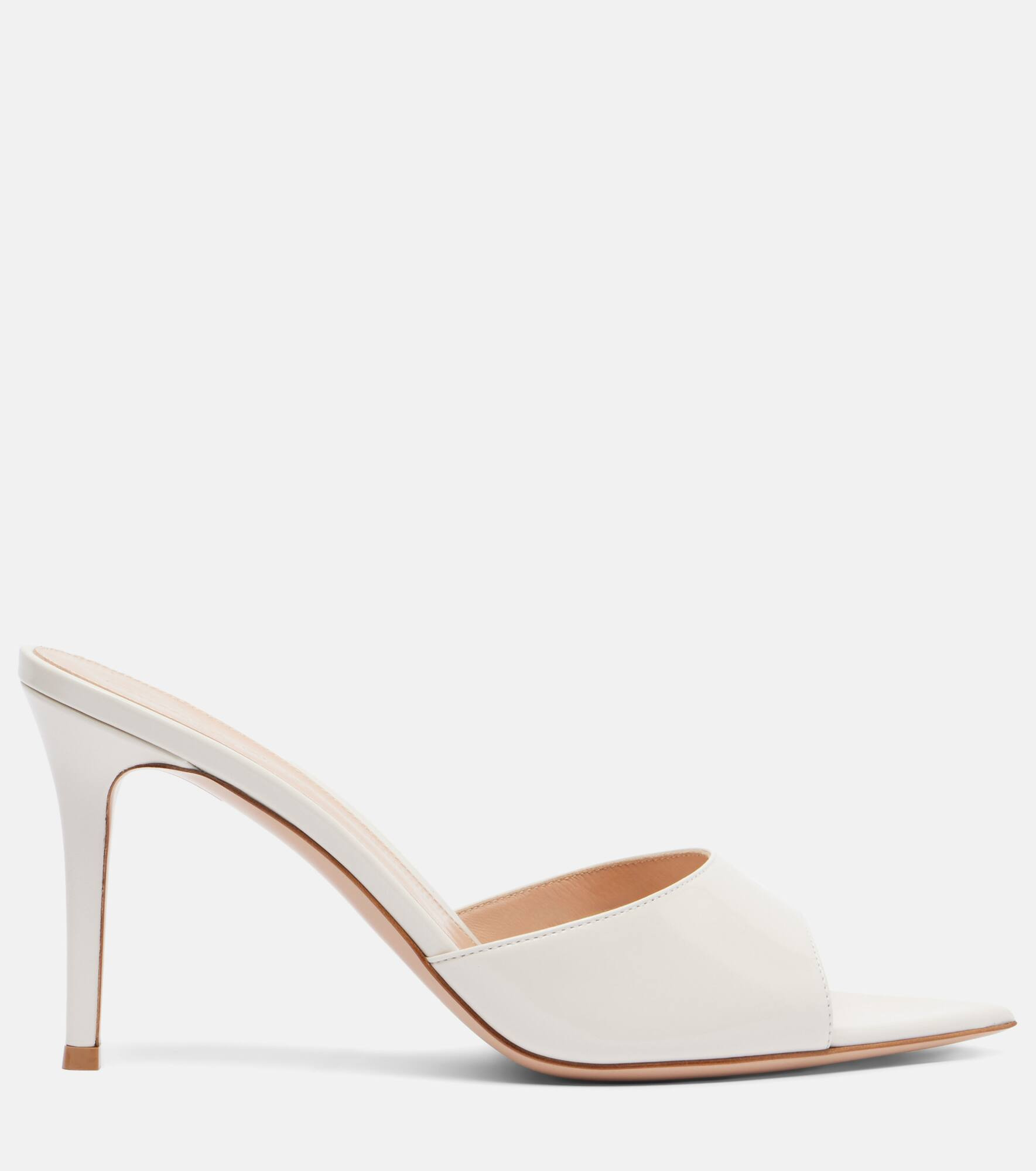 Elle 85 patent leather mules - 4