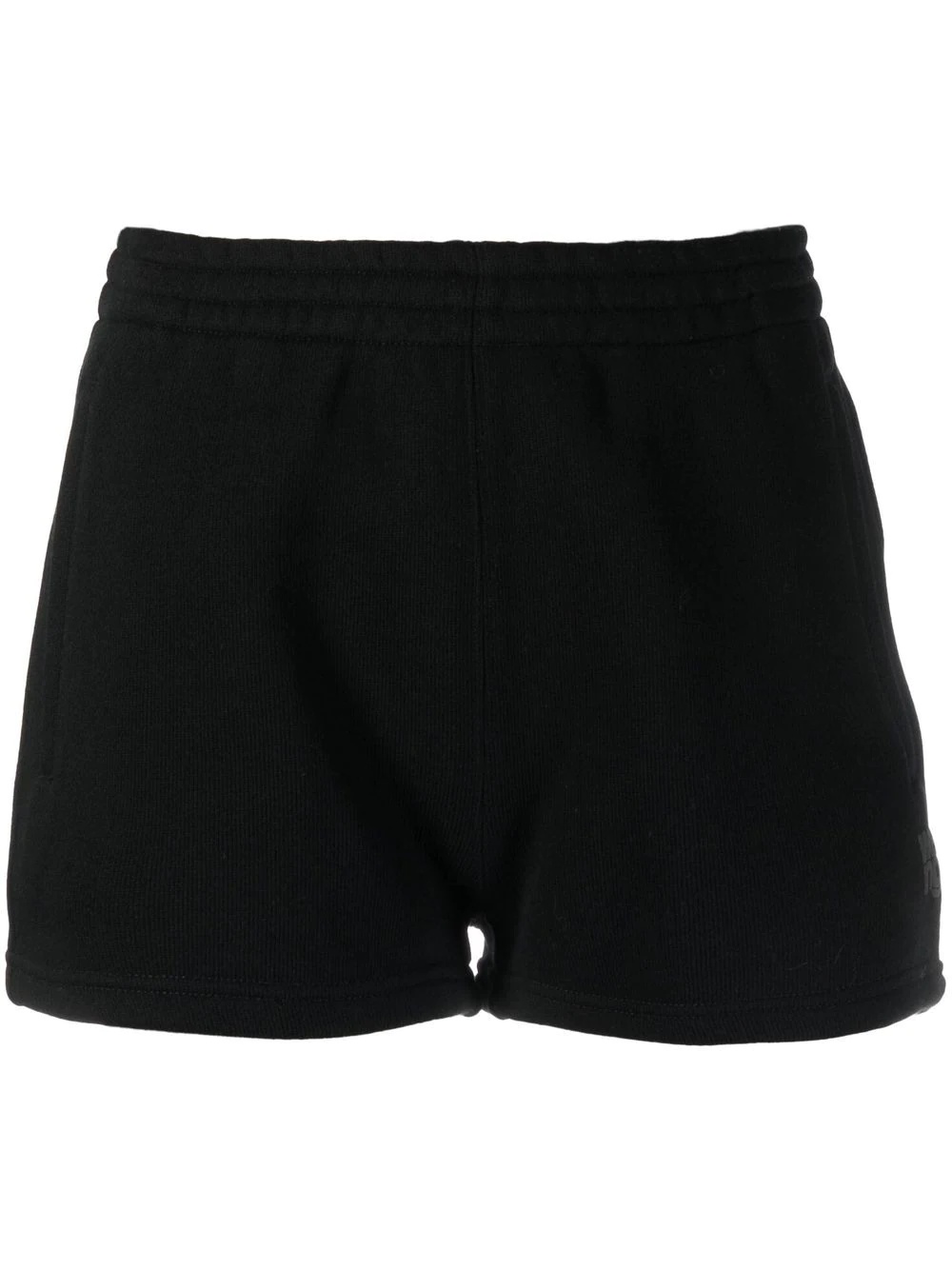 cotton-blend track shorts - 1