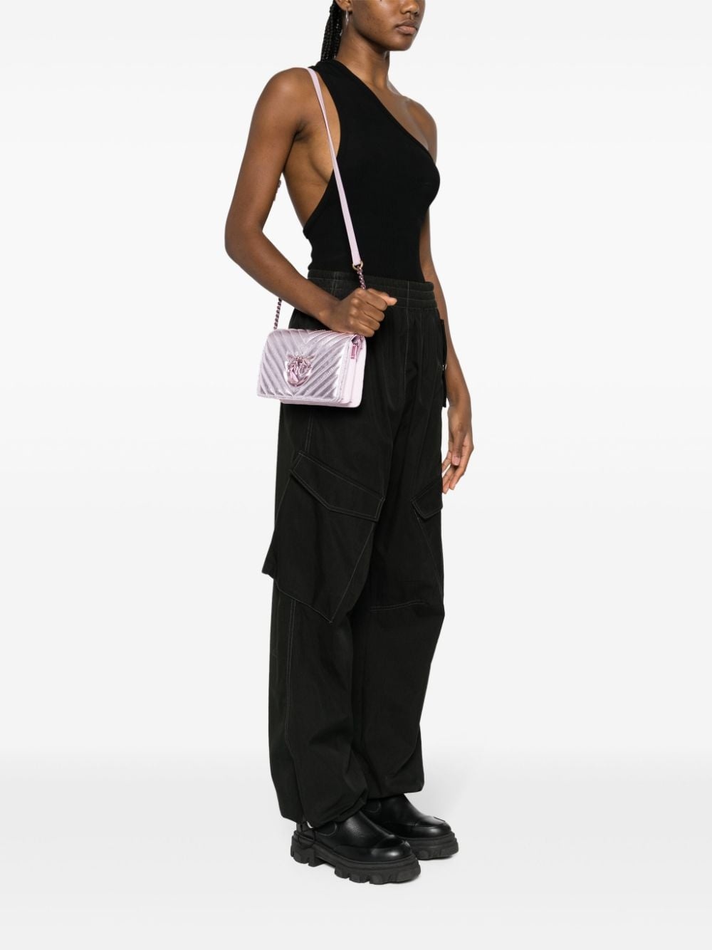 matelassÃ© metallic crossbody bag - 2