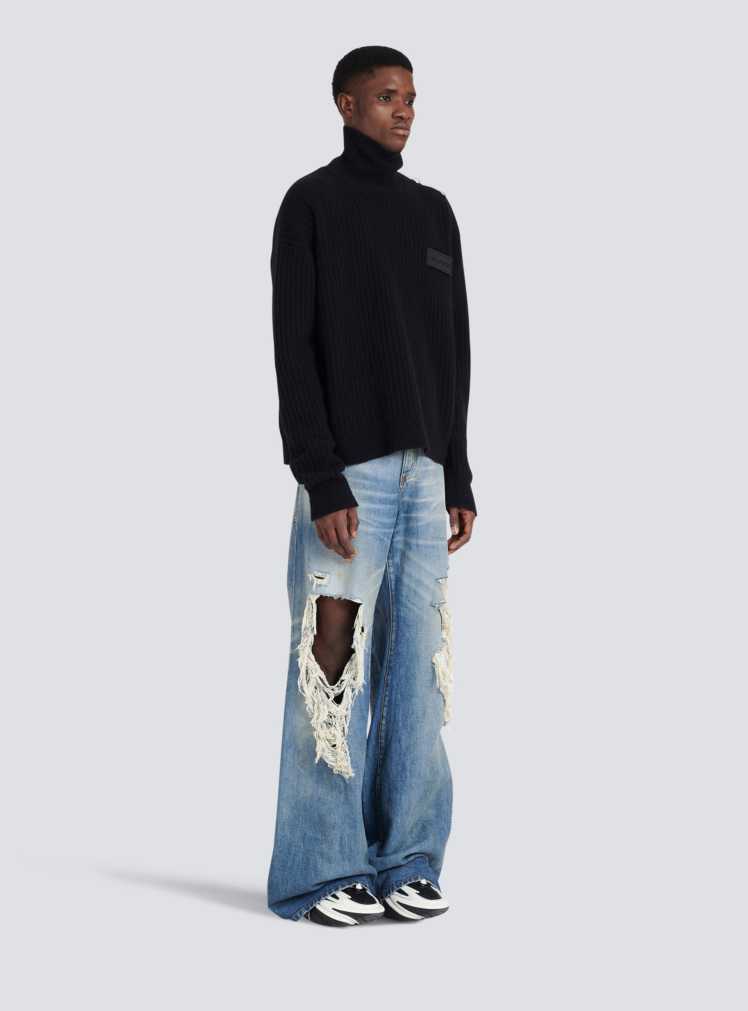 Cashmere turtleneck sweater - 6